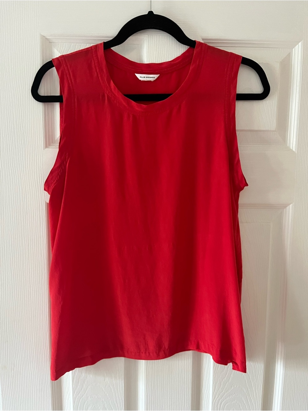 Club Monaco Sleeveless Red Top